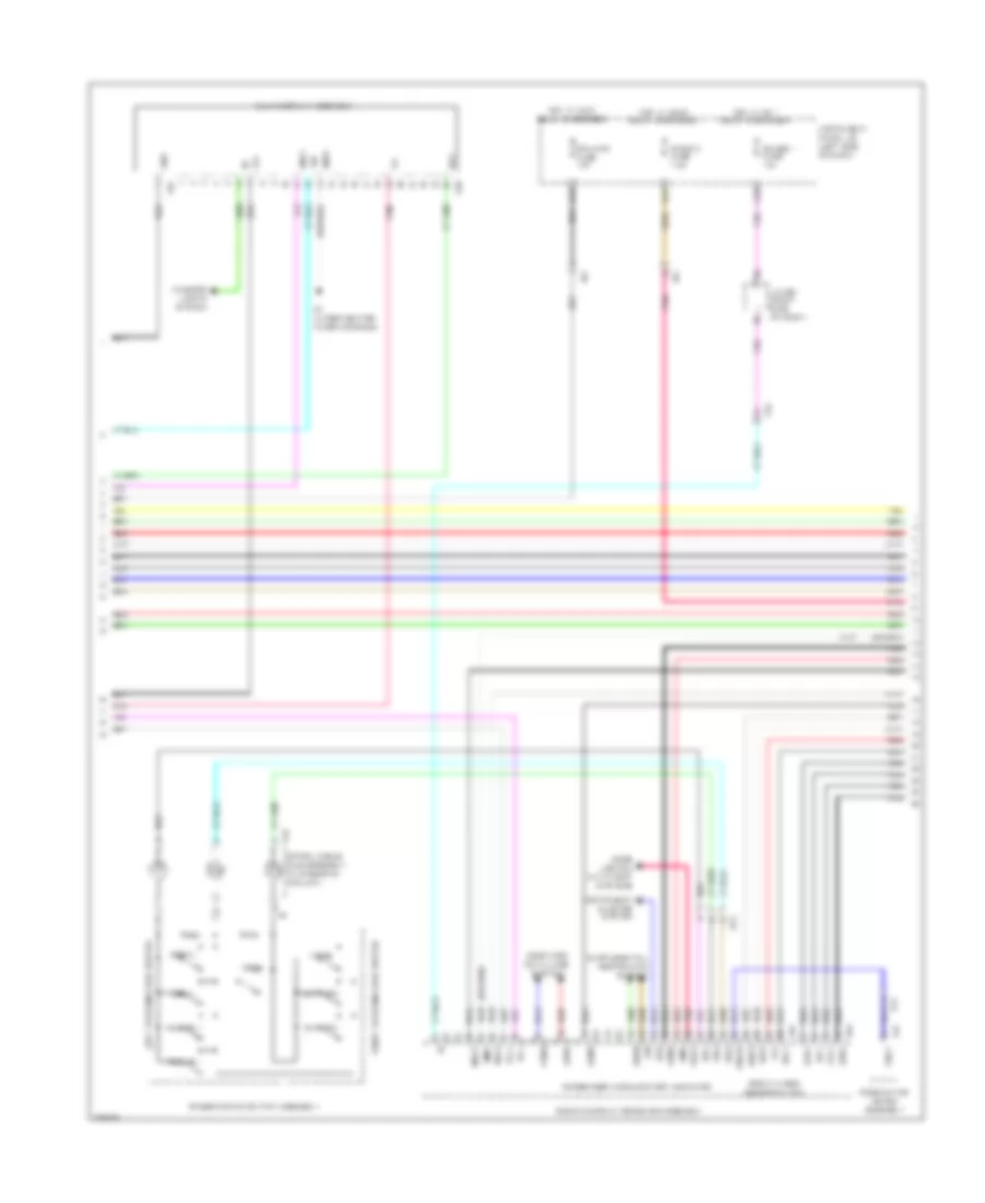 Radio Wiring Diagram, without Navigation withRadio & Display Receiver Type (2 из 4) для Lexus RX 450h 2013