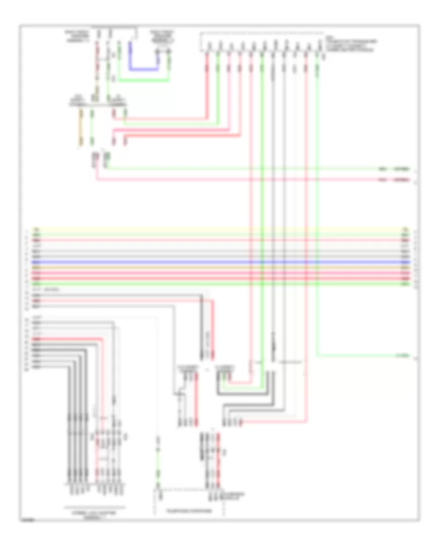 Radio Wiring Diagram, without Navigation withRadio & Display Receiver Type (3 из 4) для Lexus RX 450h 2013