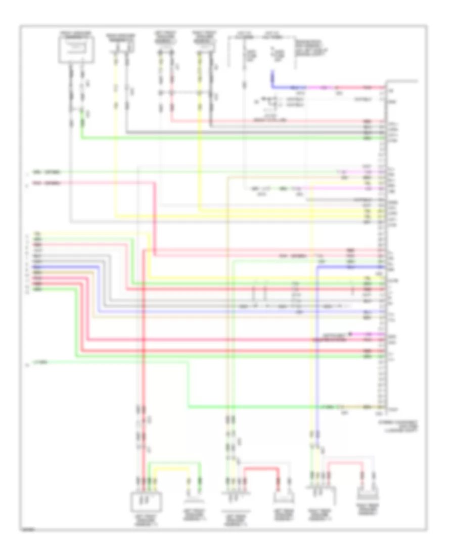 Radio Wiring Diagram, without Navigation withRadio & Display Receiver Type (4 из 4) для Lexus RX 450h 2013