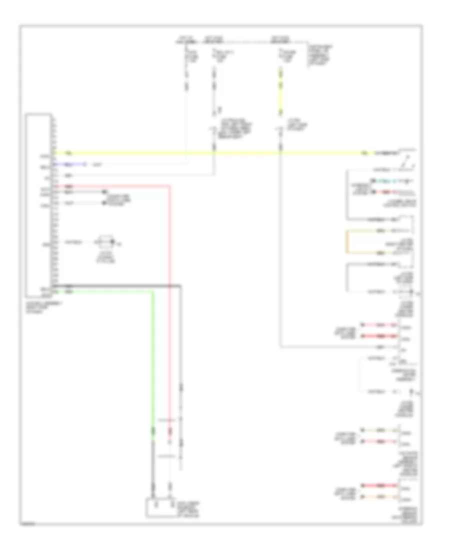 Электросхема Полного привода 4WD для Lexus RX 350 2010