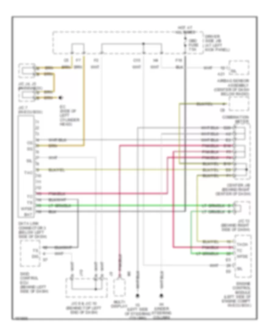схема соединителя канала связи для Lexus SC 430 2002