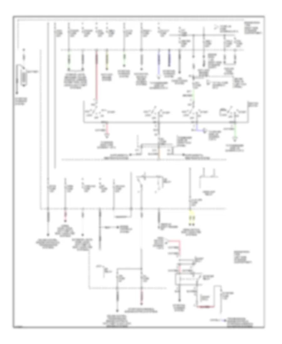 Электросхема блока предохранителей и реле (1 из 3) для Lexus SC 430 2010