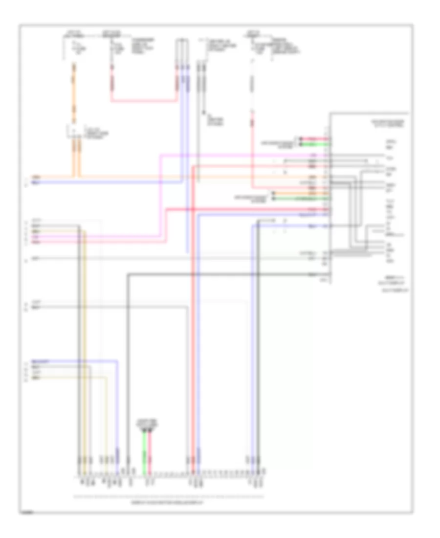Электросхема магнитолы (4 из 4) для Lexus SC 430 2010