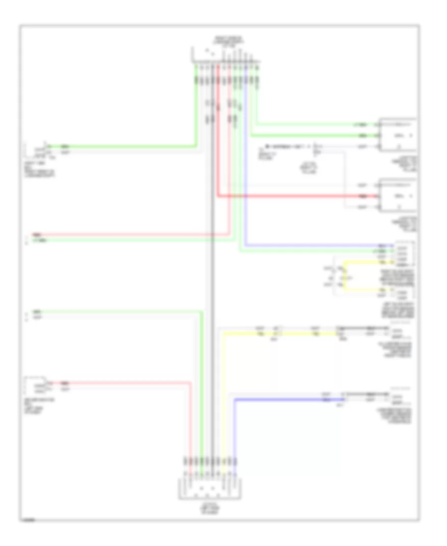 высокая/Низкая Автобусная Схема (4 из 4) для Lexus GS 350 2014