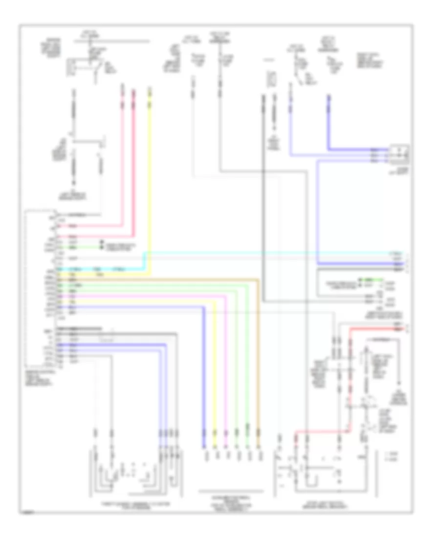Электросхема системы круизконтроля, С Динамические Радарные Средства управления (1 из 3) для Lexus GS 350 2014