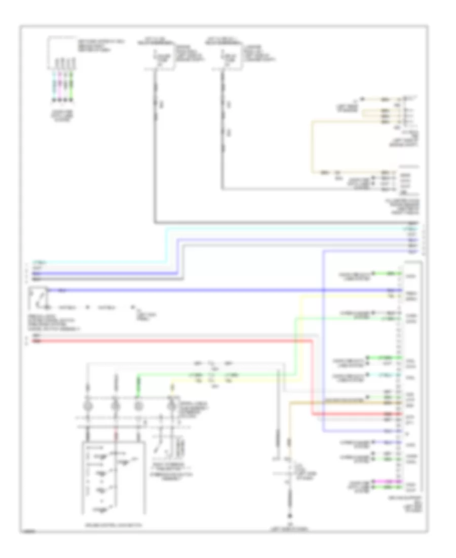 Электросхема системы круизконтроля, С Динамические Радарные Средства управления (2 из 3) для Lexus GS 350 2014