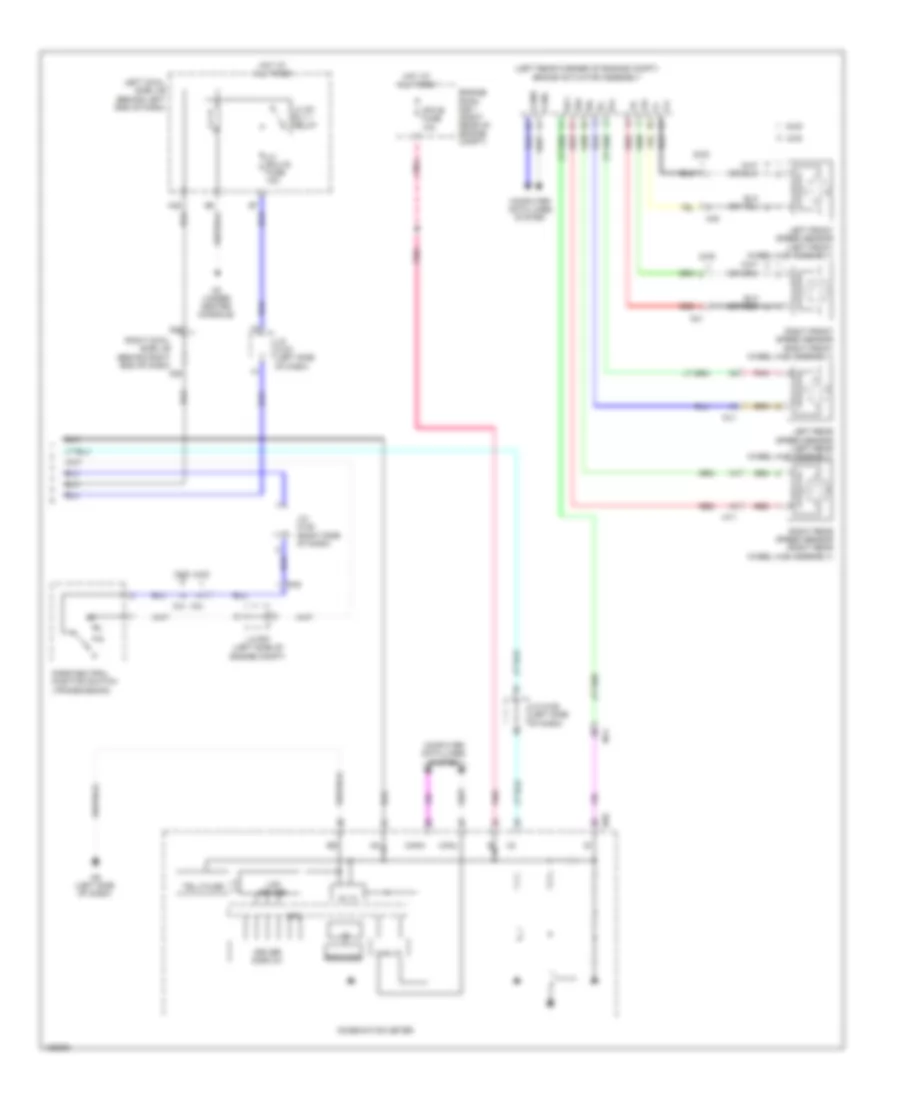 Электросхема системы круизконтроля, С Динамические Радарные Средства управления (3 из 3) для Lexus GS 350 2014