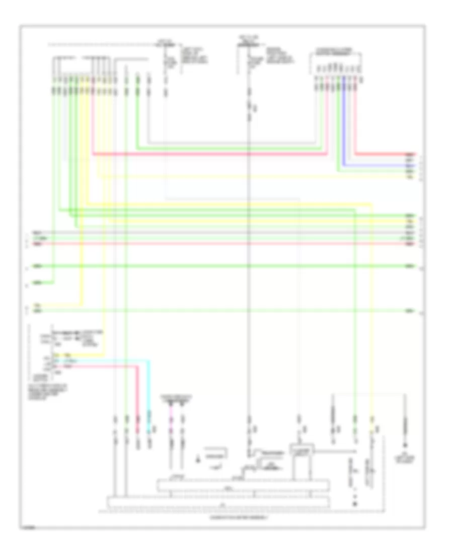 Электросхема внешнего освещения (3 из 4) для Lexus GS 350 2014