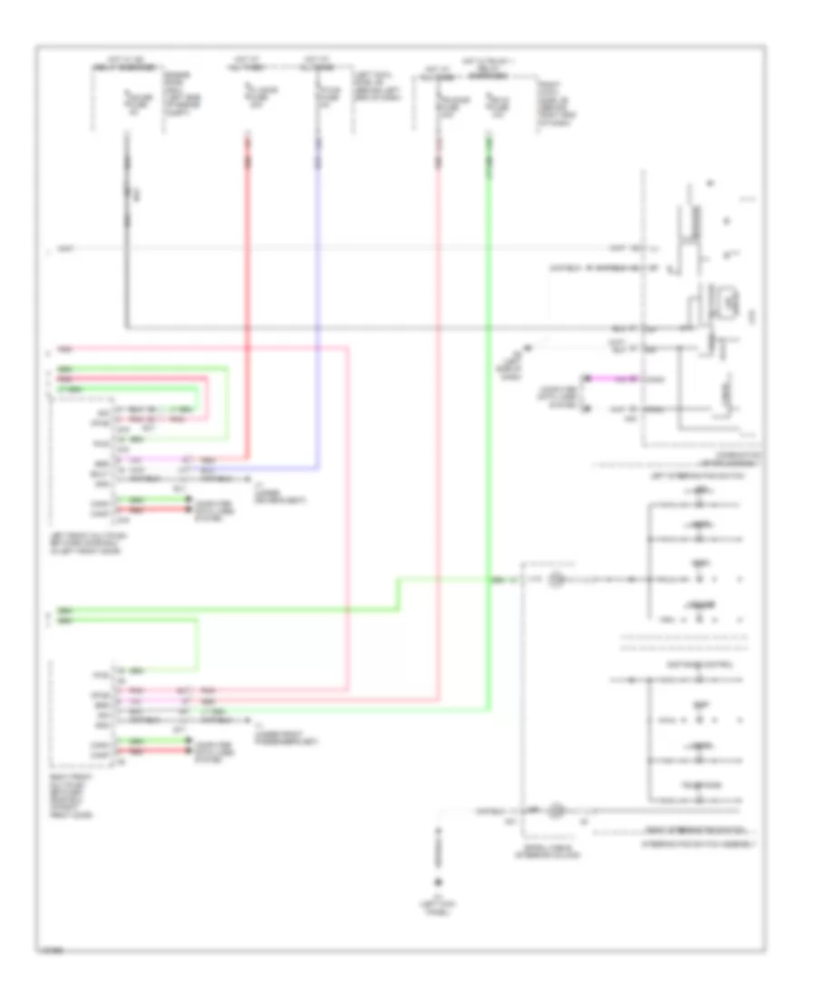 Электросхема подсветки приборов (4 из 4) для Lexus GS 350 2014