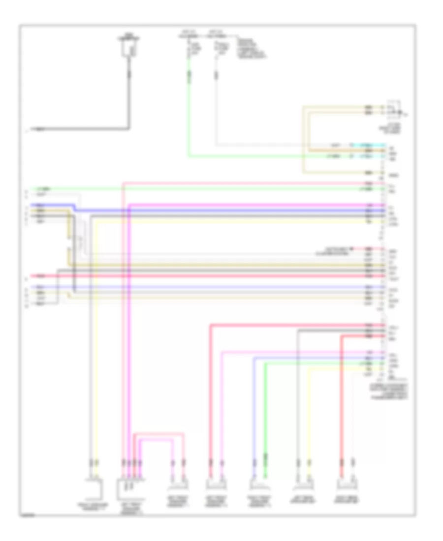 Электросхема магнитолы, 9 Спикеров С Навигация (4 из 4) для Lexus GX 460 2011