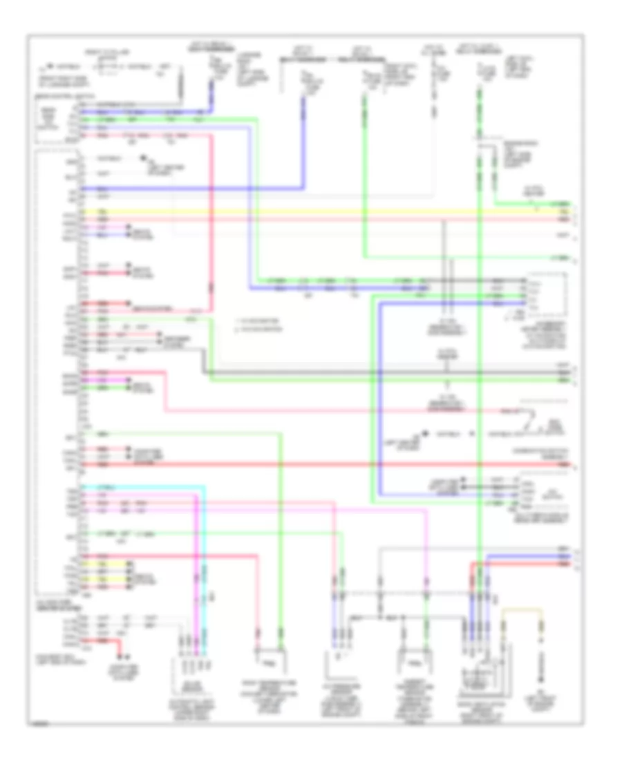 Электросхема кондиционера (1 из 3) для Lexus GS 450h 2014