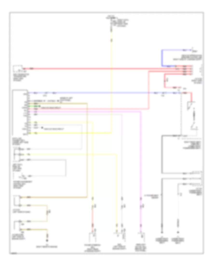 схема соединителя канала связи для Lexus GS 450h 2014