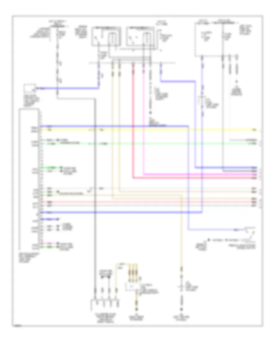 Электросхема системы круизконтроля, С Динамические Радарные Средства управления (1 из 3) для Lexus GS 450h 2014