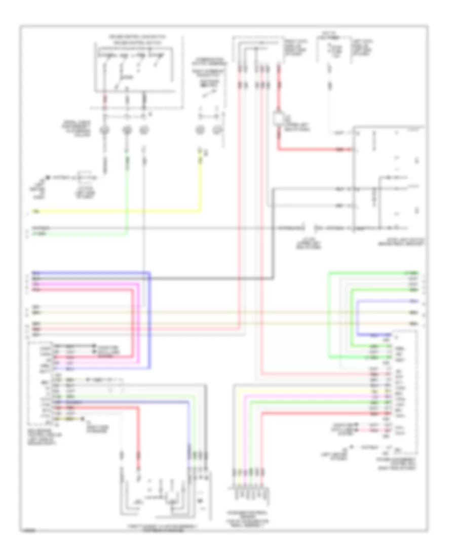 Электросхема системы круизконтроля, С Динамические Радарные Средства управления (2 из 3) для Lexus GS 450h 2014
