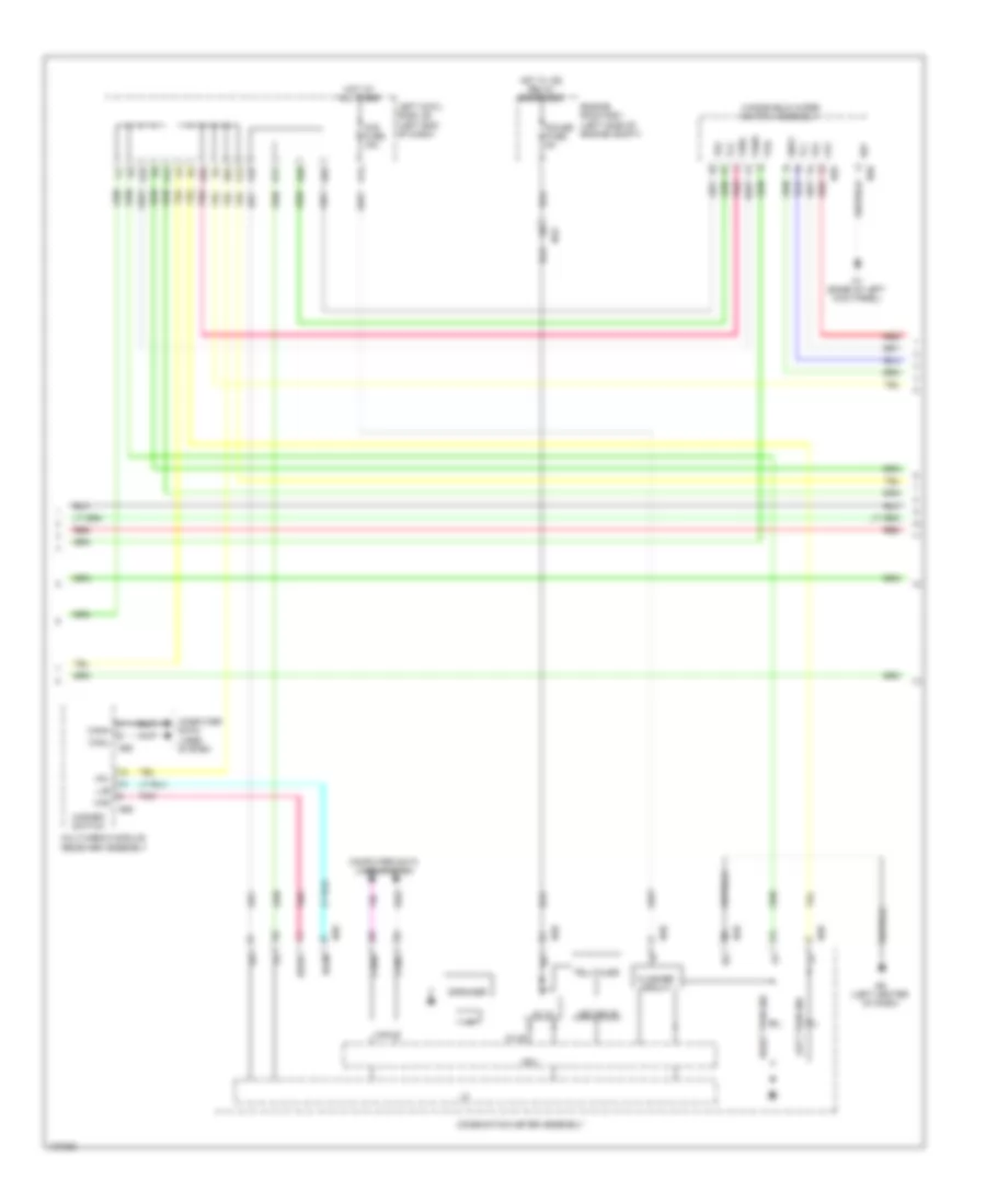 Электросхема внешнего освещения (3 из 4) для Lexus GS 450h 2014