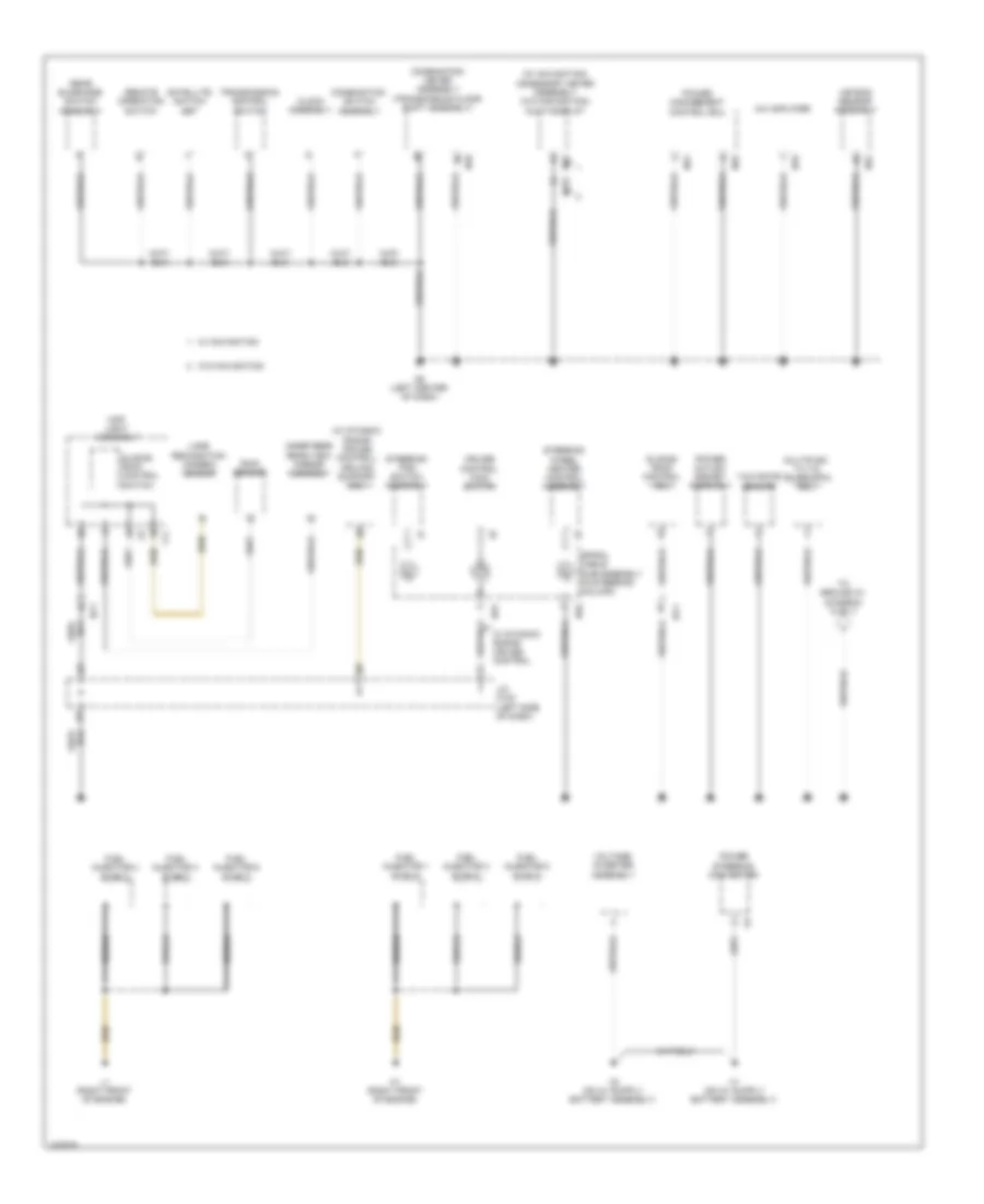 Электросхема подключение массы заземления (4 из 7) для Lexus GS 450h 2014