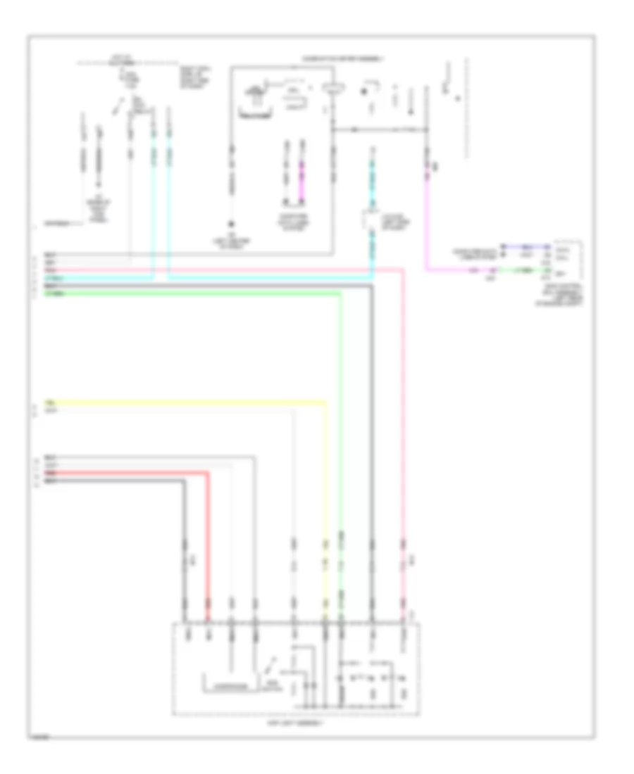 Электросхема системы Telematics (2 из 2) для Lexus GS 450h 2014
