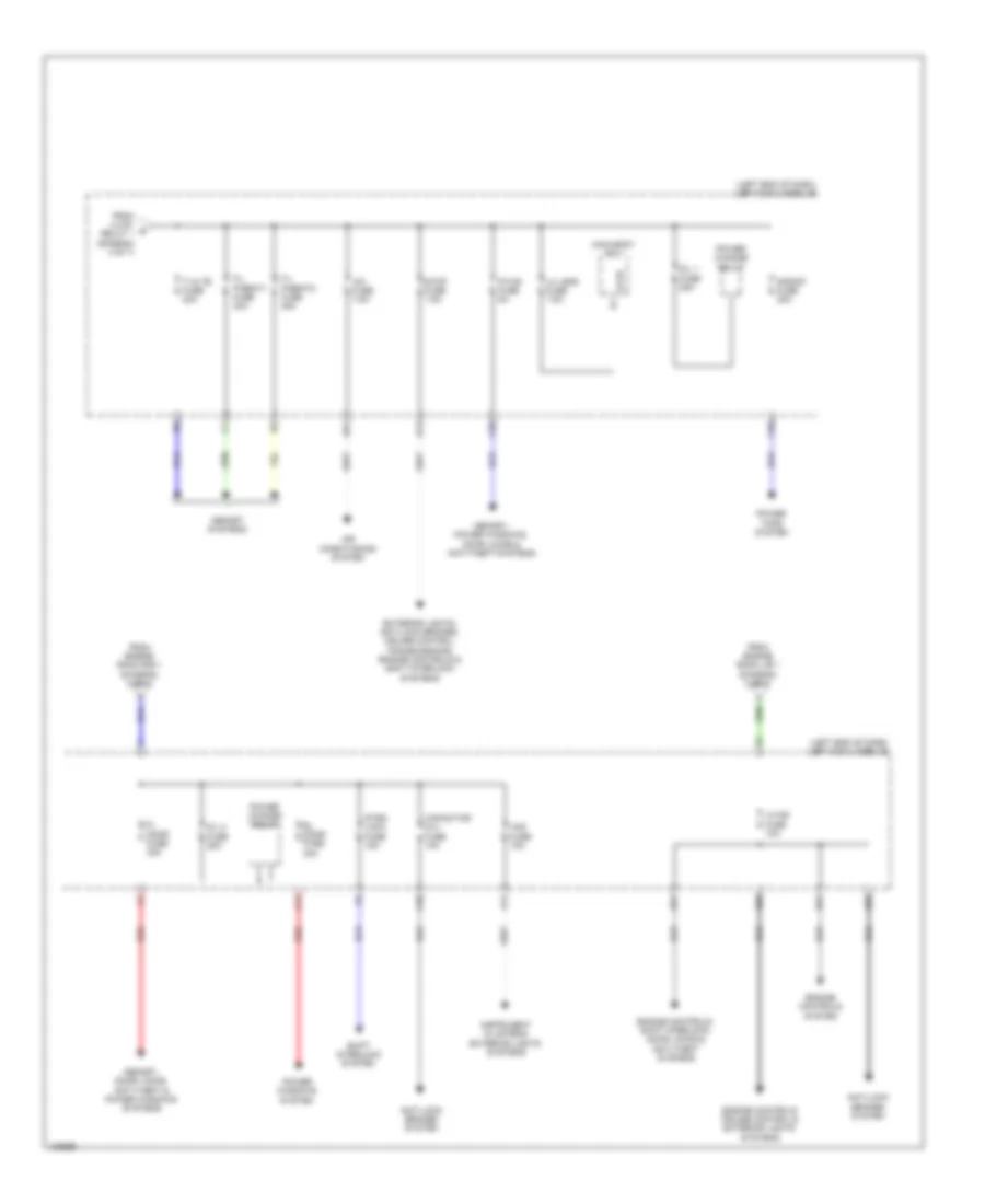 Электросхема блока предохранителей и реле (7 из 7) для Lexus GS 450h 2014