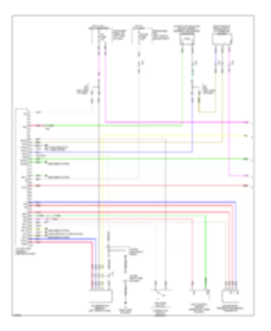 Электросхема кондиционера (1 из 3) для Lexus HS 250h 2011