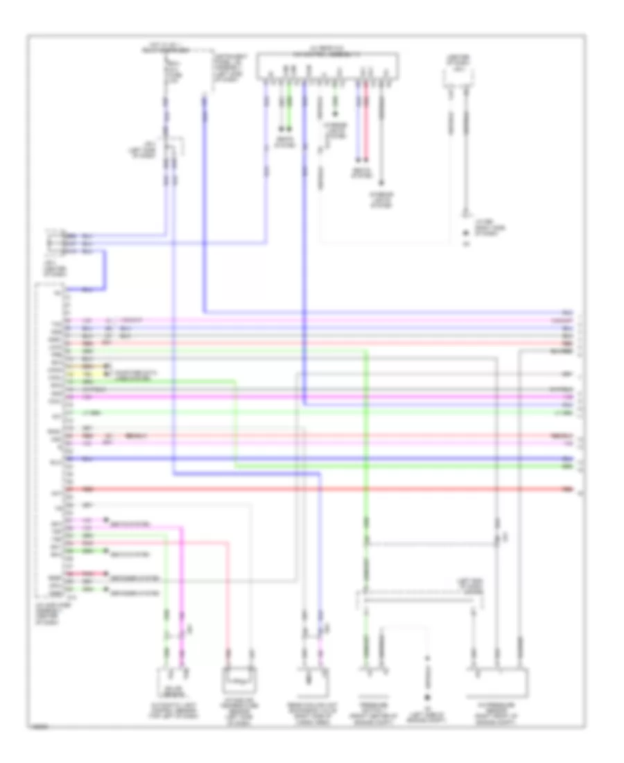 Электросхема кондиционера (1 из 4) для Lexus GX 460 Luxury 2014