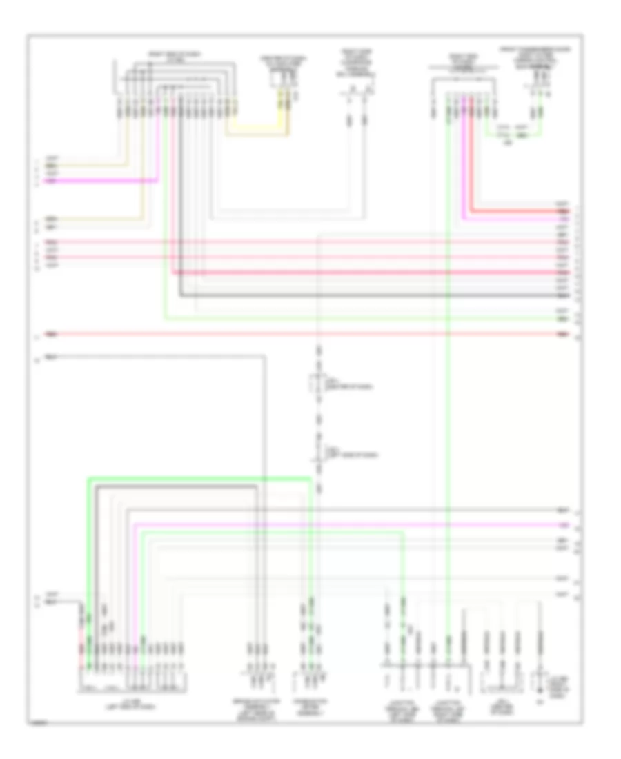 Электросхема линии передачи данных CAN (2 из 3) для Lexus GX 460 Luxury 2014