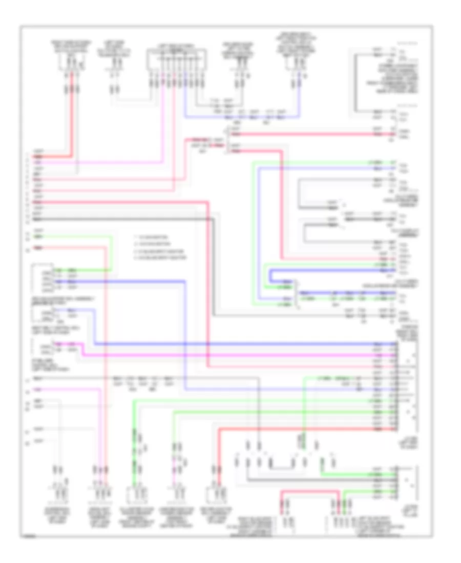Электросхема линии передачи данных CAN (3 из 3) для Lexus GX 460 Luxury 2014