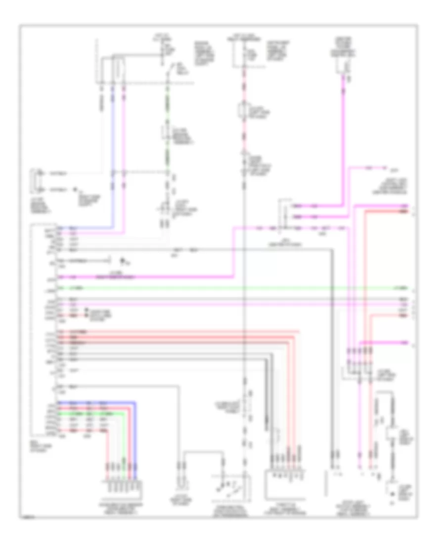 Электросхема системы круизконтроля, С Динамические Радарные Средства управления (1 из 3) для Lexus GX 460 Luxury 2014