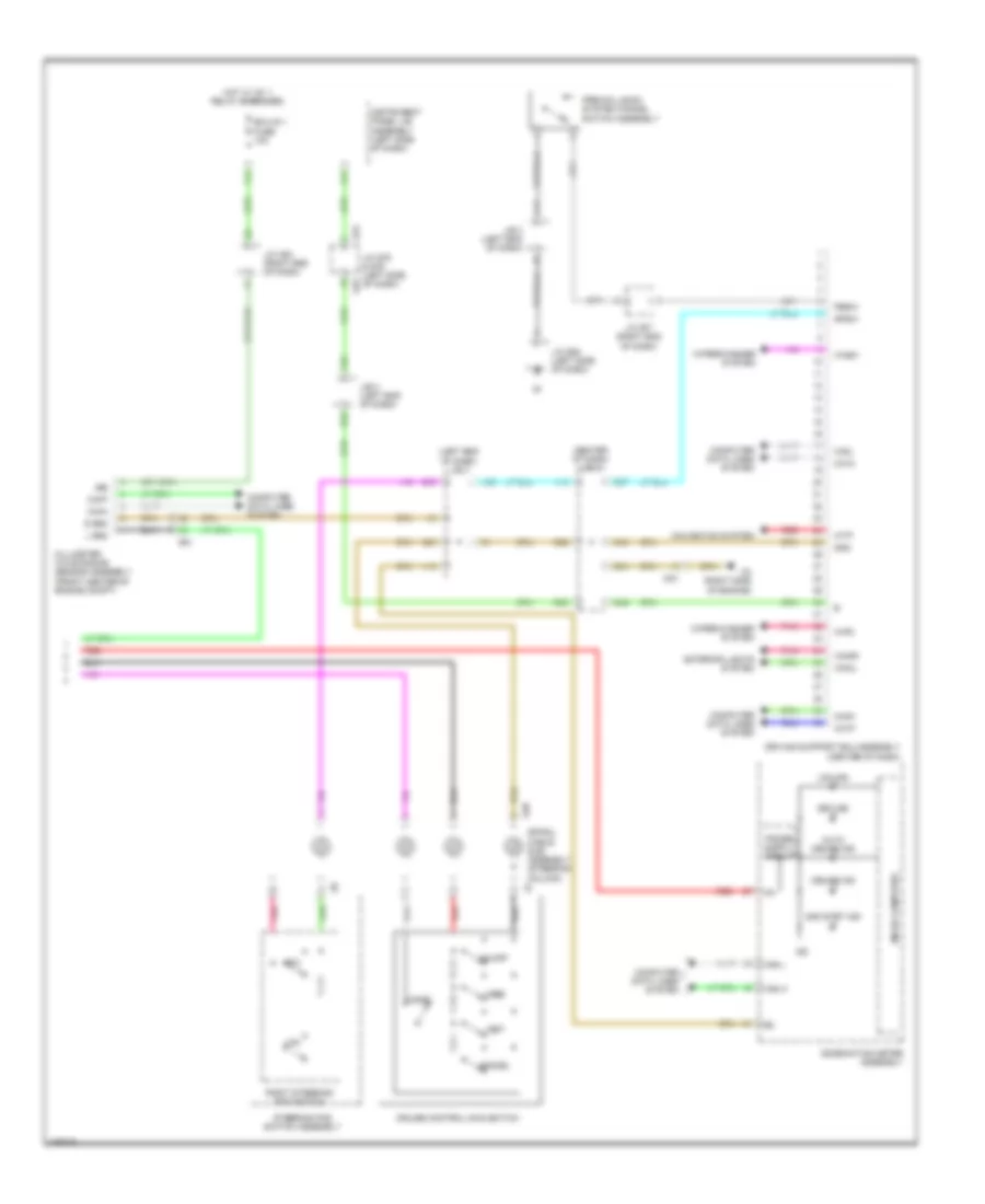Электросхема системы круизконтроля, С Динамические Радарные Средства управления (3 из 3) для Lexus GX 460 Luxury 2014