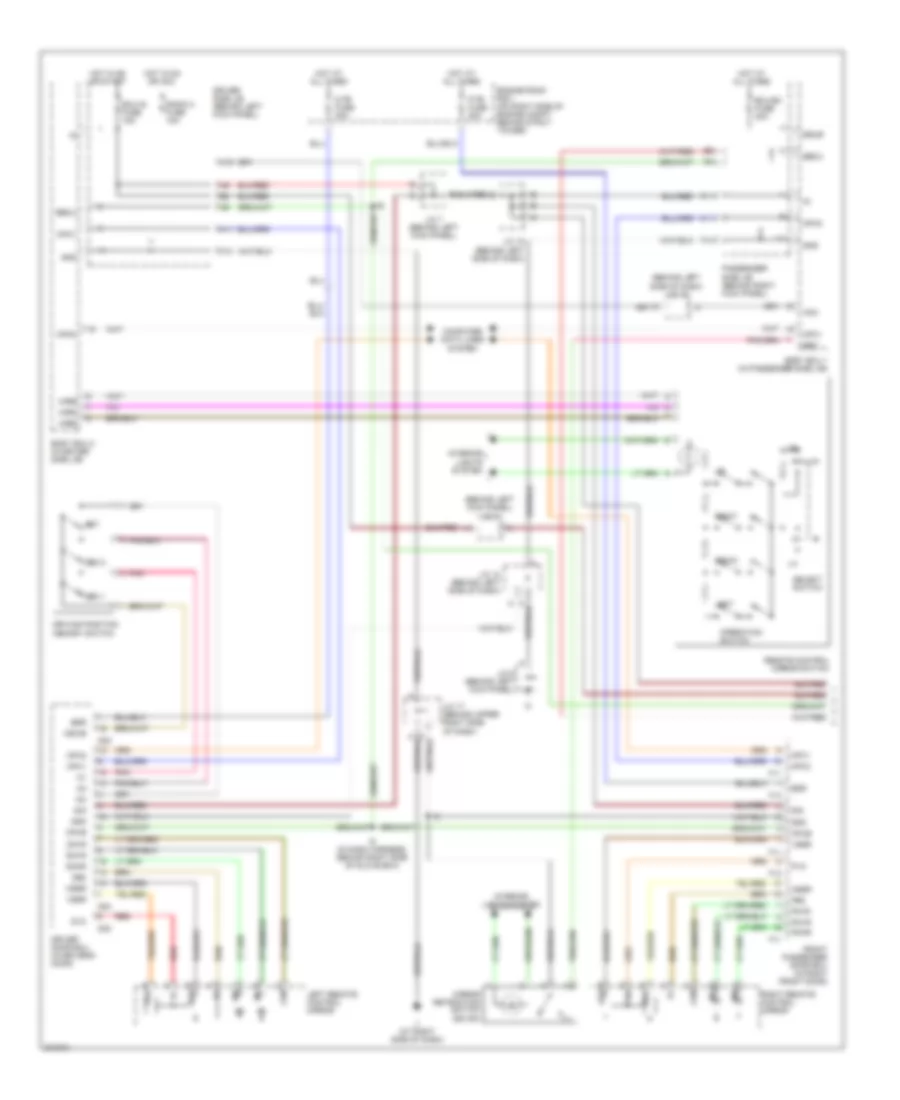 Memory Systems Wiring Diagram 1 of 2 for Lexus GS 300 2005