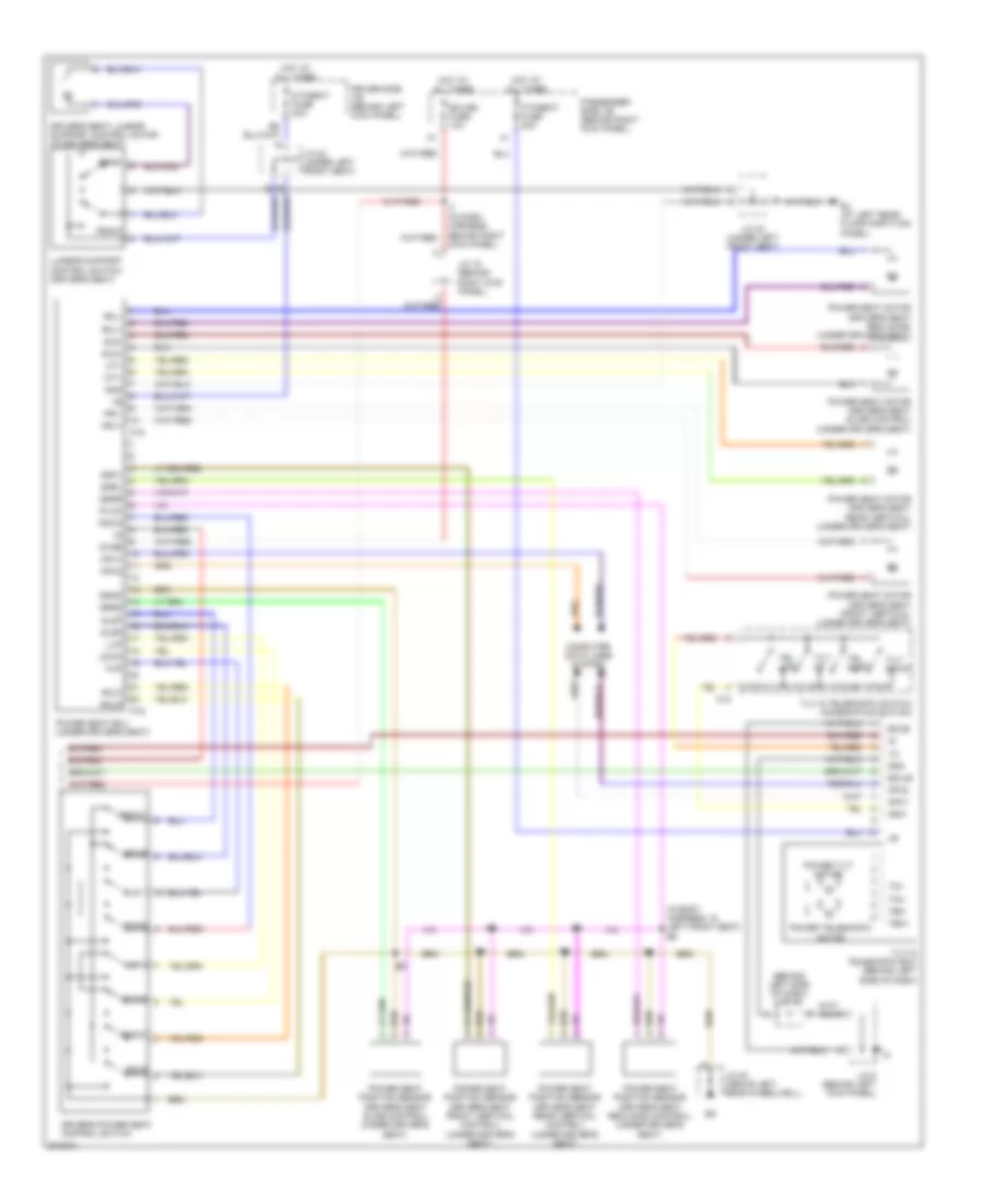 Memory Systems Wiring Diagram 2 of 2 for Lexus GS 300 2005