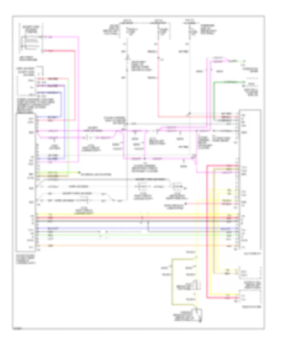 Navigation Wiring Diagram for Lexus GS 300 2005
