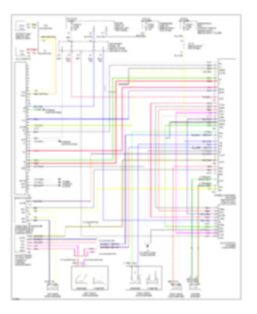 Radio Wiring Diagram, without Mark Levinson for Lexus GS 300 2005