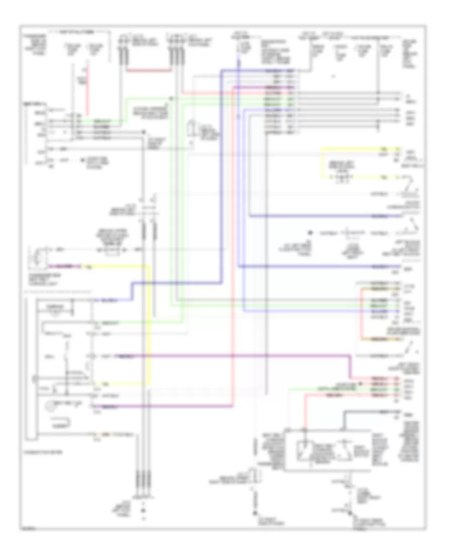 Warning Systems Wiring Diagram for Lexus GS 300 2005