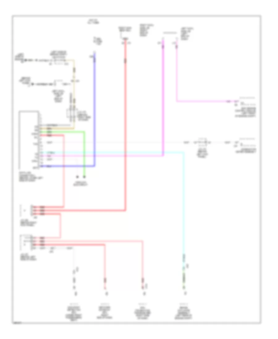 Data Link Connector Wiring Diagram for Lexus IS F 2014