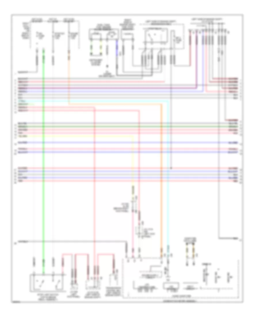 5.0L, Engine Performance Wiring Diagram (2 of 8) for Lexus IS F 2014
