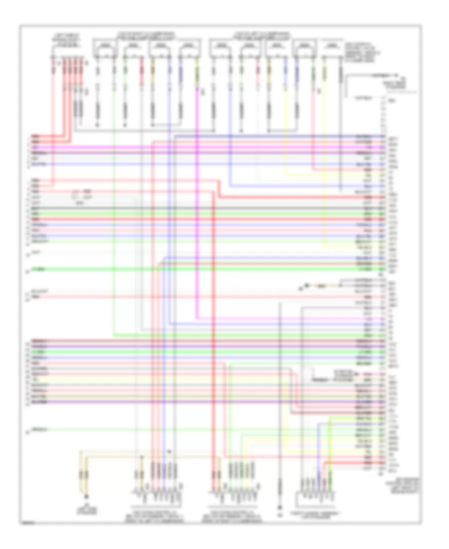 5.0L, Engine Performance Wiring Diagram (8 of 8) for Lexus IS F 2014