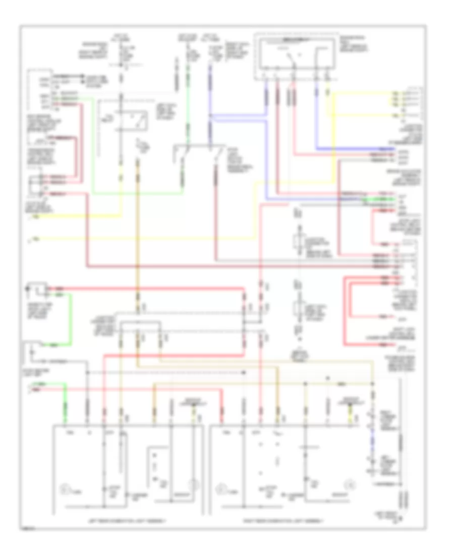 Exterior Lamps Wiring Diagram (3 of 3) for Lexus IS F 2014
