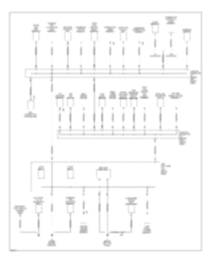 Ground Distribution Wiring Diagram 4 of 7 for Lexus IS F 2014