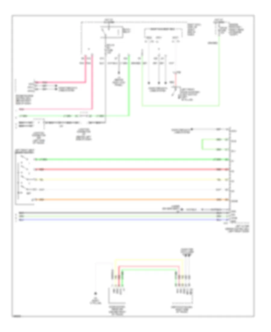Drivers Memory Seat Wiring Diagram (2 of 2) for Lexus IS F 2014