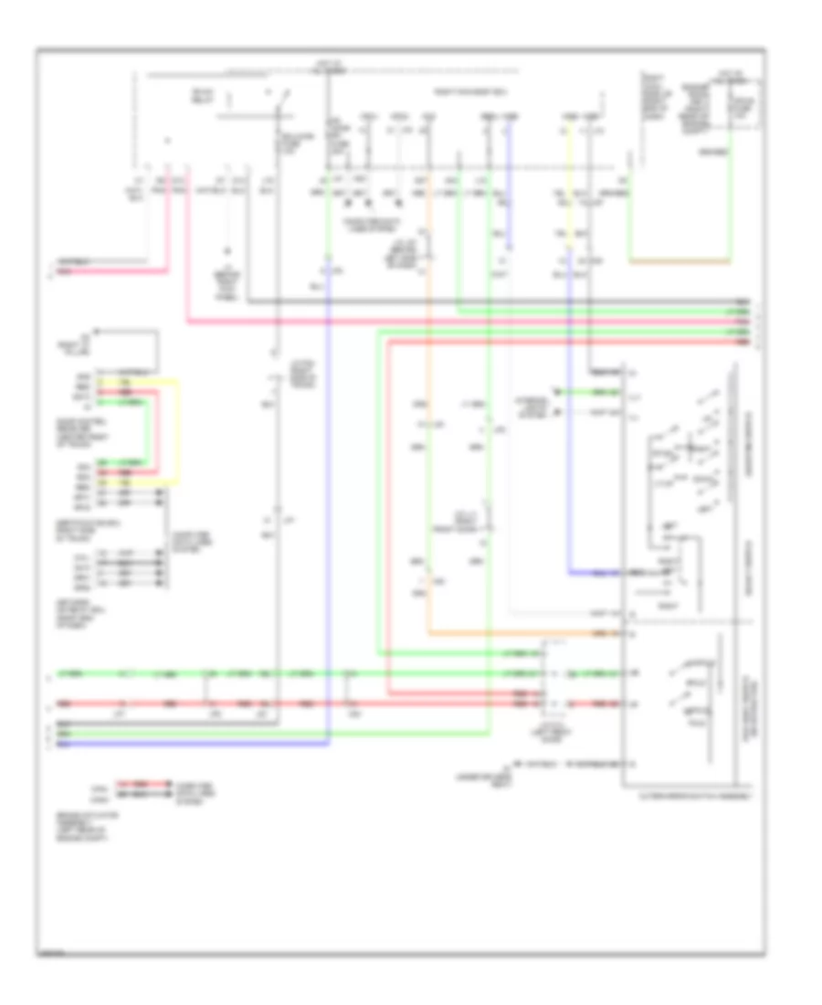 Memory Mirrors Wiring Diagram 2 of 3 for Lexus IS F 2014