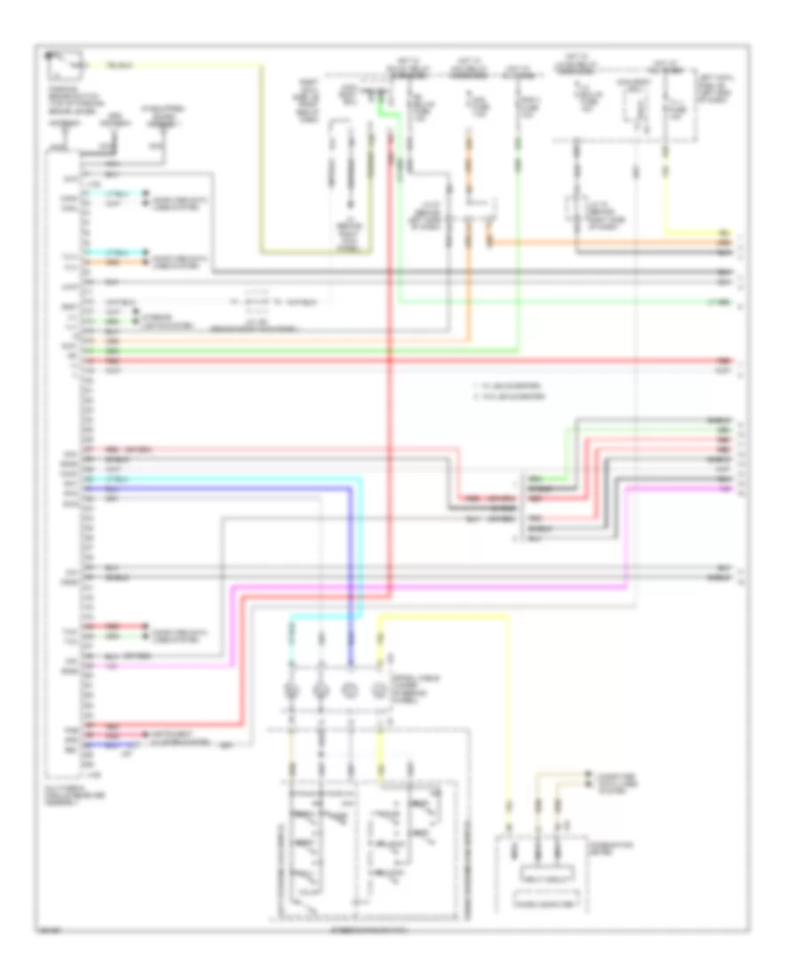 Navigation Wiring Diagram 1 of 4 for Lexus IS F 2014