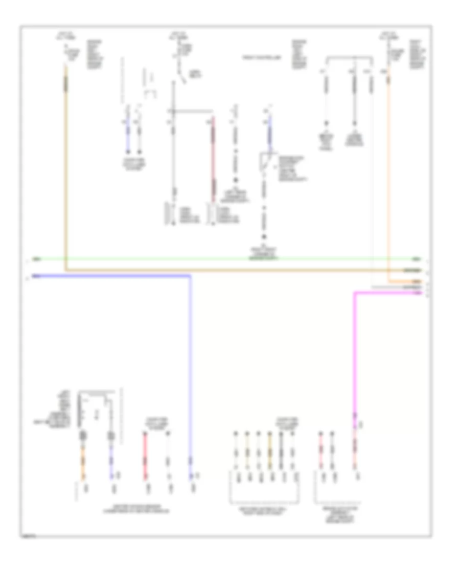 Power Door Locks Wiring Diagram 4 of 7 for Lexus IS F 2014