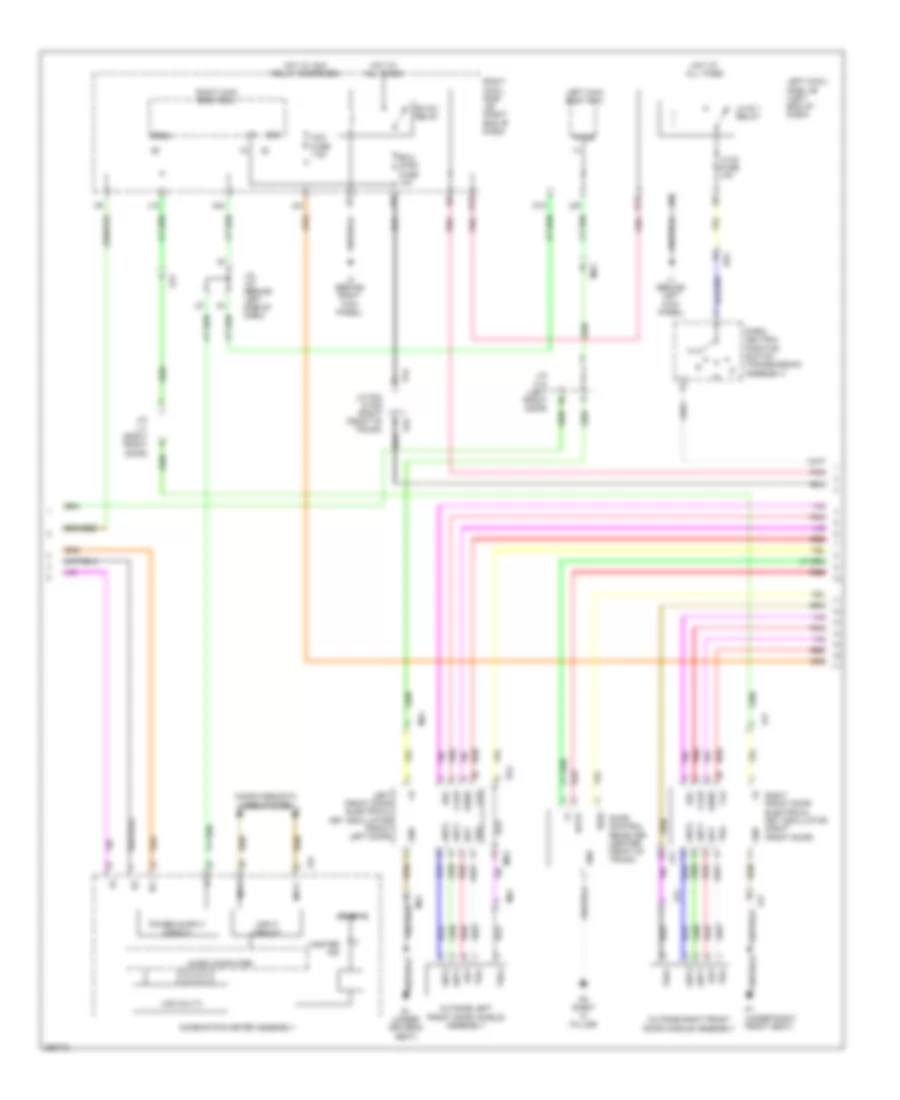 Power Door Locks Wiring Diagram (5 of 7) for Lexus IS F 2014