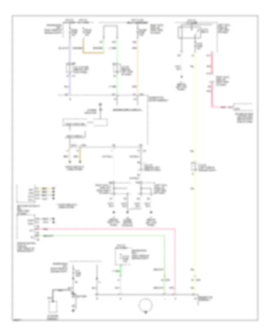Charging Wiring Diagram for Lexus IS F 2014