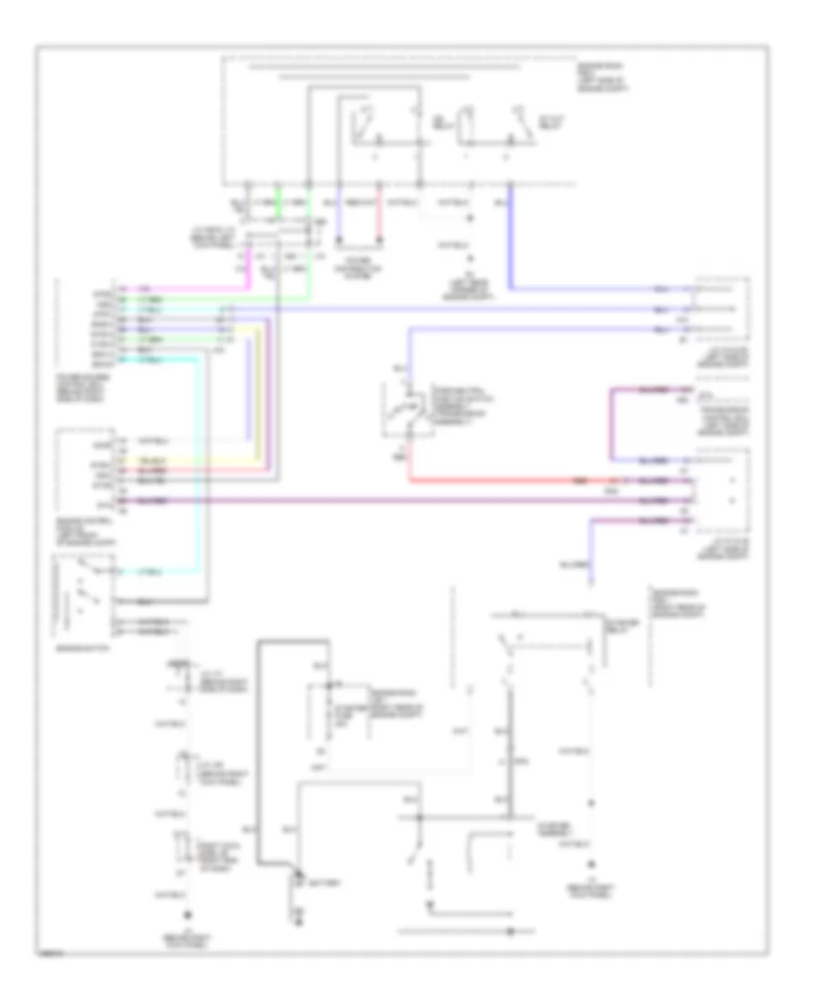 Starting Wiring Diagram for Lexus IS F 2014