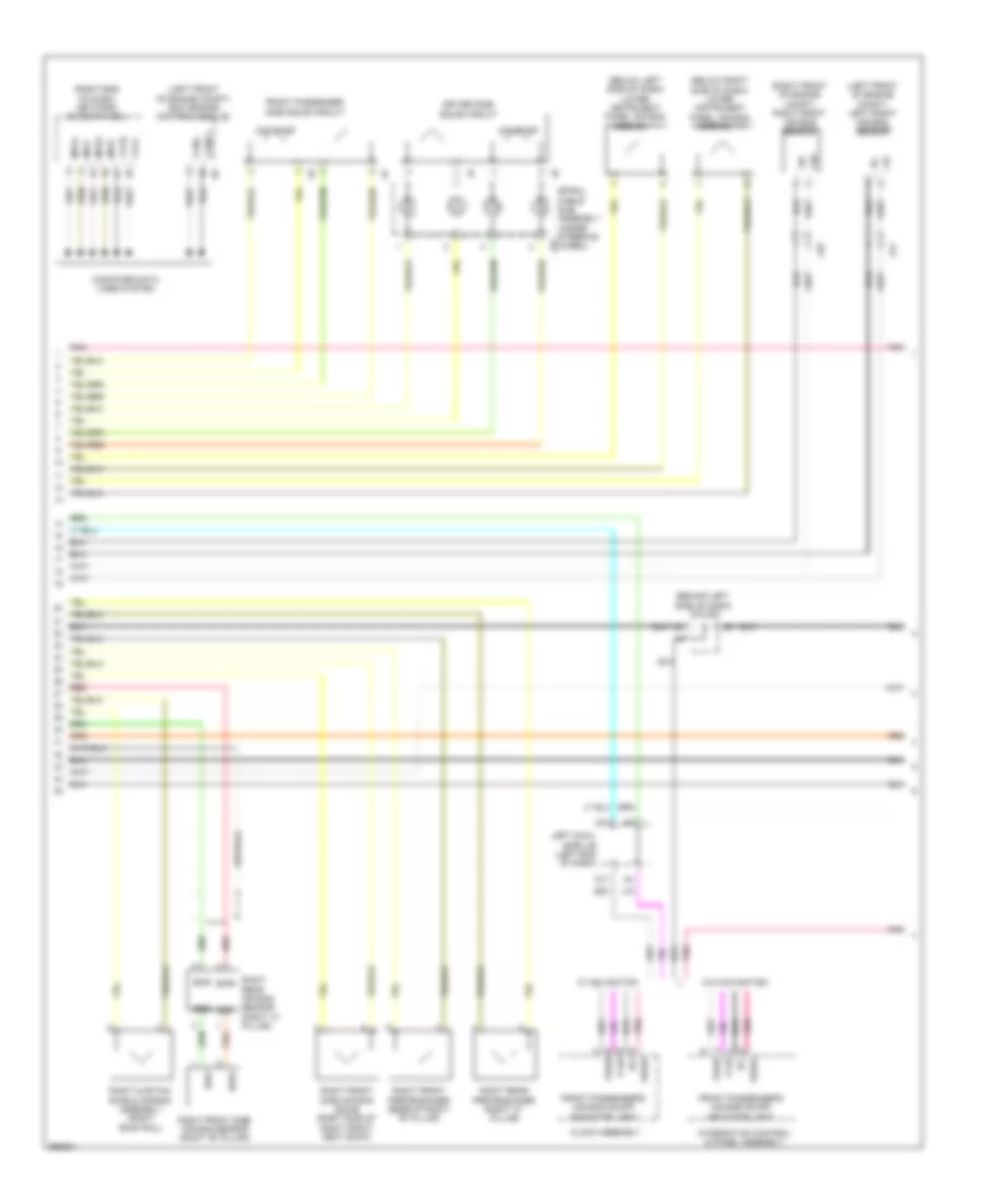 Supplemental Restraint Wiring Diagram 2 of 3 for Lexus IS F 2014