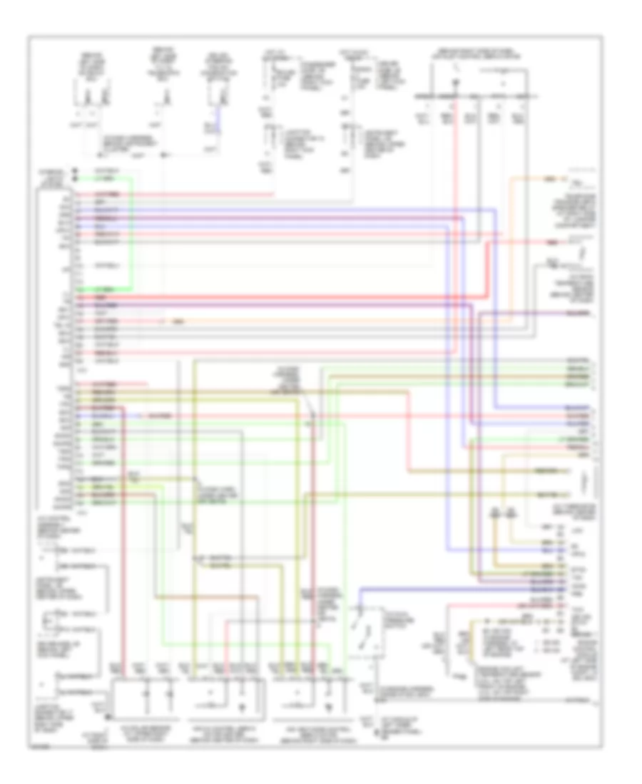 Электросхема кондиционера (1 из 2) для Lexus GS 430 2005