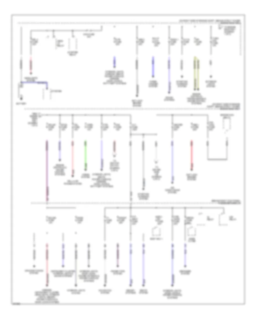 Power Distribution Wiring Diagram 1 of 2 for Lexus GS 430 2005