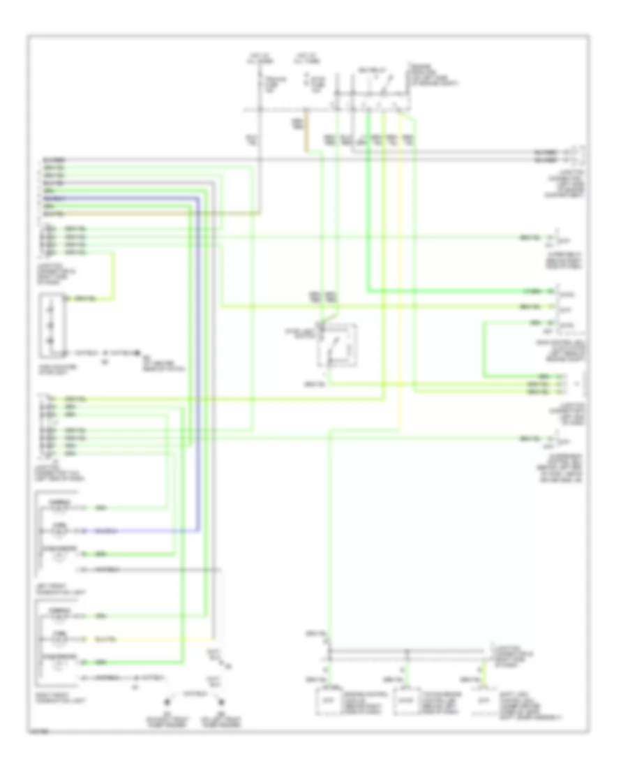 Exterior Lamps Wiring Diagram 2 of 2 for Lexus GX 470 2005