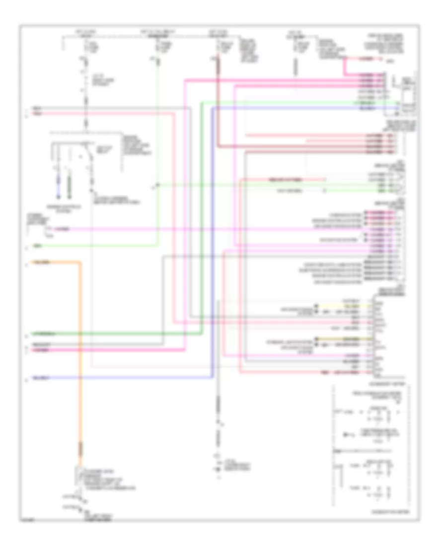 Instrument Cluster Wiring Diagram 2 of 2 for Lexus GX 470 2005